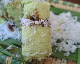 Foto langkah ke 14 dari resep Kue Putu Bambu (Versi Daun Pisang).