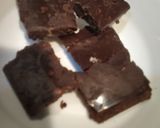 A picture of step 2 of Nutty Chocolate fudge.