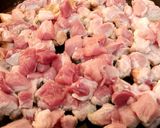 A picture of step 2 of Pork in tomatoes 🍅.