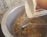 A picture of step 4 of Kunwara chawal.
