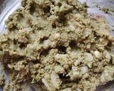 A picture of step 1 of Farali pattice.
