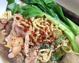 Foto langkah ke 4 dari resep Ramen Kilat Kuah Miso (soymilk).