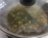 A picture of step 3 of Methi Makai Masala.