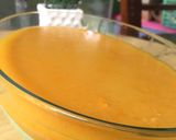 Foto langkah ke 5 dari resep Puding Labu Kuning Lapis Pandan.