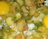 Une image de l'étape 4 de Omelette aux courgettes🥚🥚 🥒🍅.