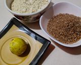 A picture of step 1 of Sattu Drink.