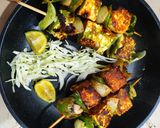 A picture of step 6 of Tandoori Paneer Tikka.