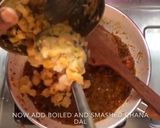 சென்னா மசாலா பன்(chana masala bun) ரெசிபி ஸ்டேப் 5 புகைப்படம்