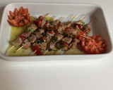 Foto del paso 4 de la receta: Brochetas de magro de cerdo