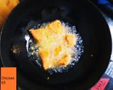 A picture of step 5 of Chicken 65.