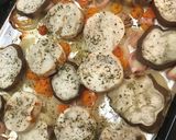 Foto del paso 5 de la receta Merluza al papillote con batata 🐟