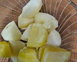 Foto del paso 4 de la receta: Cordón blue y patatas con mojo verde