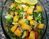A picture of step 4 of Mango salsa.