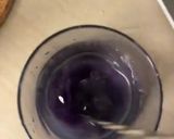 Une image de l'étape 1 de Cocktail saint Valentin sans alcool à la violette.