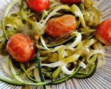 Foto del paso 9 de la receta: Espaguetis de calabacín con pesto de avellanas
