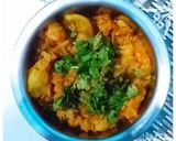சப்பாத்தி சோயா சங்ஸ் உருளைக்கிழங்கு கறி(Chappathi Soya Chunks Potato Curry recipe in tamil) ரெசிபி ஸ்டேப் 7 புகைப்படம்