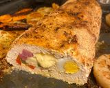 Foto del paso 10 de la receta: Pan de pollo relleno