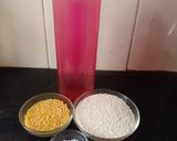 A picture of step 1 of Kodo millet Khichdi.