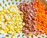 Hình bước làm 1 của món Há Cảo ngũ sắc yummy yummy