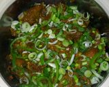 A picture of step 2 of Fried rice with peppered chicken.