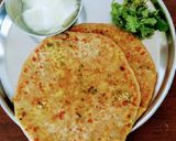 A picture of step 5 of Paneer veggie stuffed paratha.