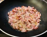Spenótos-sonkás-tejszínes tészta recept fázis 2 fotója
