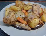 Foto del paso 3 de la receta: Aleta pez Raya con papas cebollas y zanahoria a la cacerola 😃😃