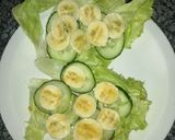 A picture of step 1 of Lettuce veggies wrap.