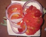 A picture of step 4 of Veg burger.