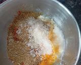 A picture of step 1 of Tandoori tawa chicken.