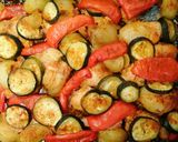 Csirkecomb, vele sült zöldségekkel recept fázis 2 fotója