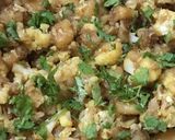 A picture of step 7 of Aloo gobhi.