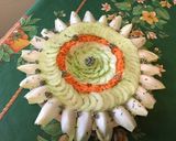 Une image de l'étape 9 de Salade d'endives au carottes, concombre et fleurs de thym.