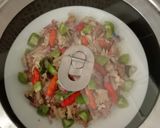 Foto langkah ke 3 dari resep Tim daging Sapi ikan asin dengan rempah.