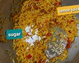 A picture of step 5 of Chatpati bhel.