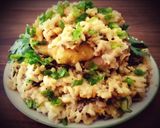 A picture of step 10 of Mike's Slimy Chicken & Rice [awful name-excellent taste].