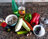 Foto del paso 1 de la receta: Camarones con vegetales salteados al wok. #paraprincipiantes