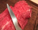 A picture of step 3 of Bavette Schalotts.