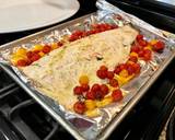 Super Easy Roasted Lemon Dill Salmon with Basil Tomatoes recipe step 7 photo
