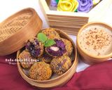 Foto langkah ke 7 dari resep Bola-bola Ubi ungu isi coklat.