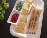 A picture of step 3 of Garden Sandwich.