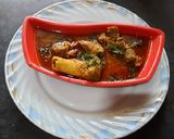 A picture of step 10 of Jatretil mutton gravy masala (jatra food).