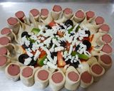 صورة لخطوة 6 من وصفة بيتزا بالنقانق 🍕🍕👌👍