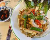 A picture of step 3 of Vegetarian Stir-Fried Vermicelli.