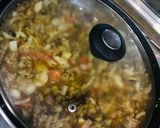 A picture of step 5 of Tawa Keema.