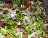 A picture of step 3 of Black chana chaat.