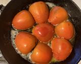 A picture of step 2 of California Farm Persimmon Watercress Salad.