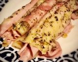 Foto del paso 5 de la receta: Rollitos de espárragos y jamón gratinados