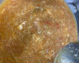 A picture of step 5 of Hot and sour soup.