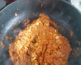 A picture of step 2 of Ayam Betutu (Chicken in Balinese spices).